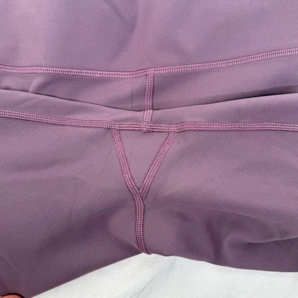 Lululemon In Movement Crop Leggings Everlux Smoked Mulberry 12